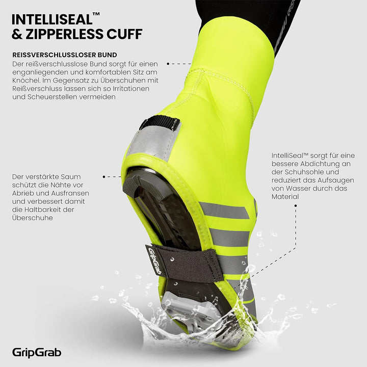 GripGrab RaceThermo Winter Rennrad Neopren Überschuhe wasserdichte Warme Reissverschlusslose Thermo