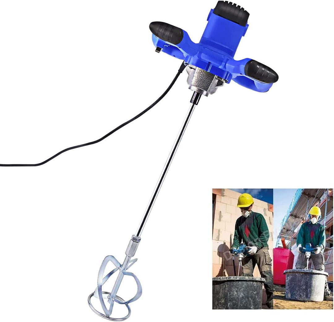 Elektrischer Rührwerk Zementmischer 2600W Power Betonmischer Maschine 6-Speed Einstellbarer Farbmört