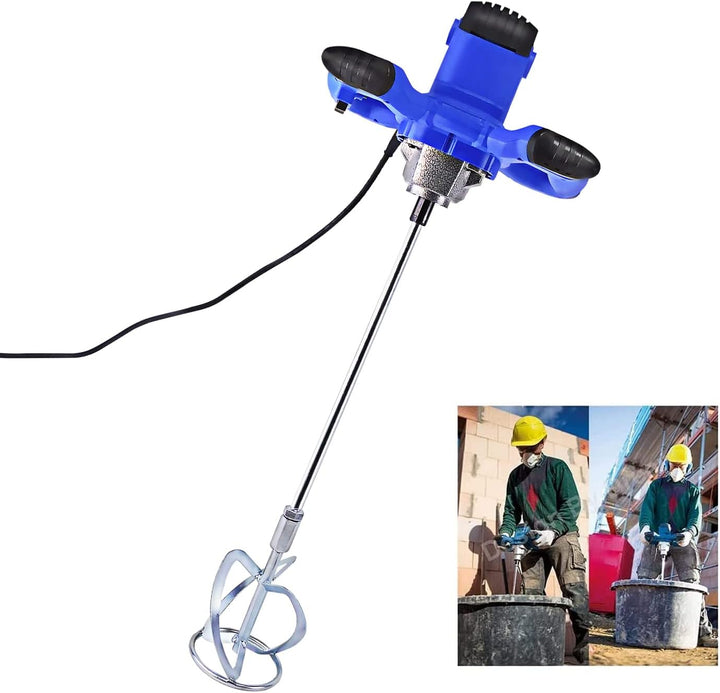 Elektrischer Rührwerk Zementmischer 2600W Power Betonmischer Maschine 6-Speed Einstellbarer Farbmört