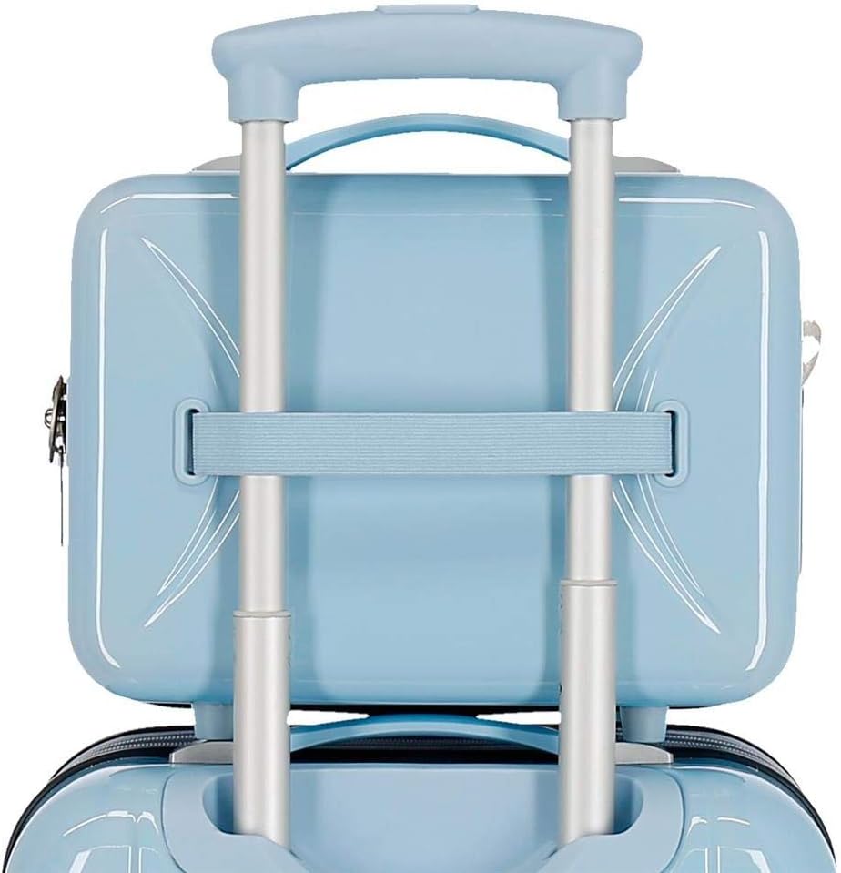 Disney Aristogatos Kulturbeutel, anpassbar, mit Schultertasche, Blau, 29 x 21 x 15 cm, starr, ABS 9,