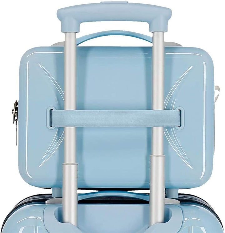 Disney Aristogatos Kulturbeutel, anpassbar, mit Schultertasche, Blau, 29 x 21 x 15 cm, starr, ABS 9,