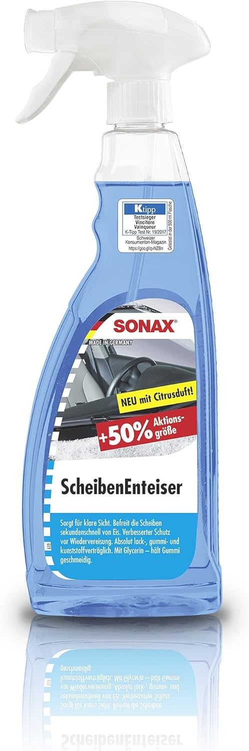 SONAX Scheibenenteiser Scheiben-Entfroster Sprühflasche Enteiserspray 6x 750ml