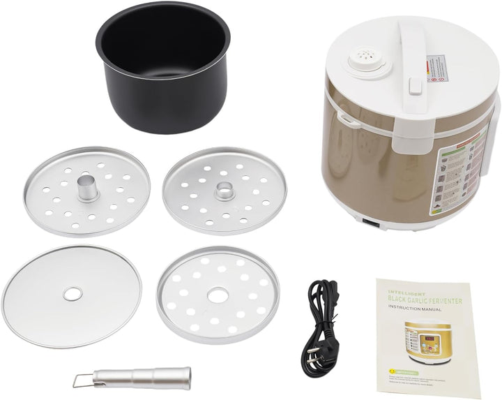 5L Schwarzer Knoblauch Fermenter, Knoblauch Fermentationsmaschine Automatische, mit Zeit und Tempera