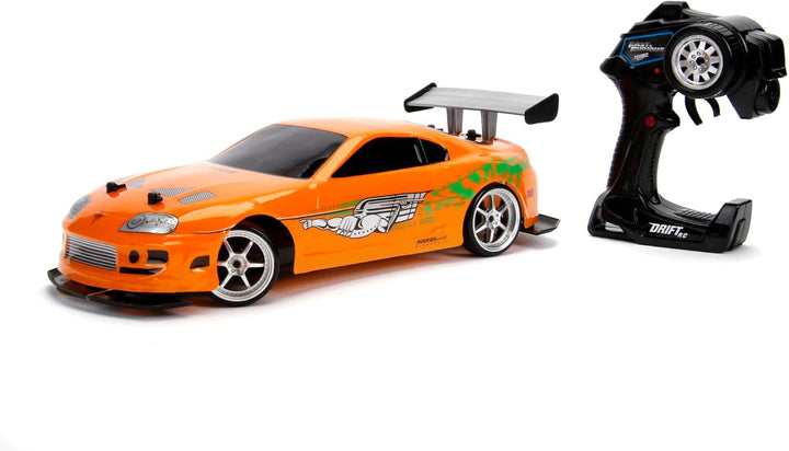 Jada Toys Fast & Furious RC-Auto, Drift 1995 Toyota Supra, Turbo, Driftfunktion, Allradantrieb, Fern
