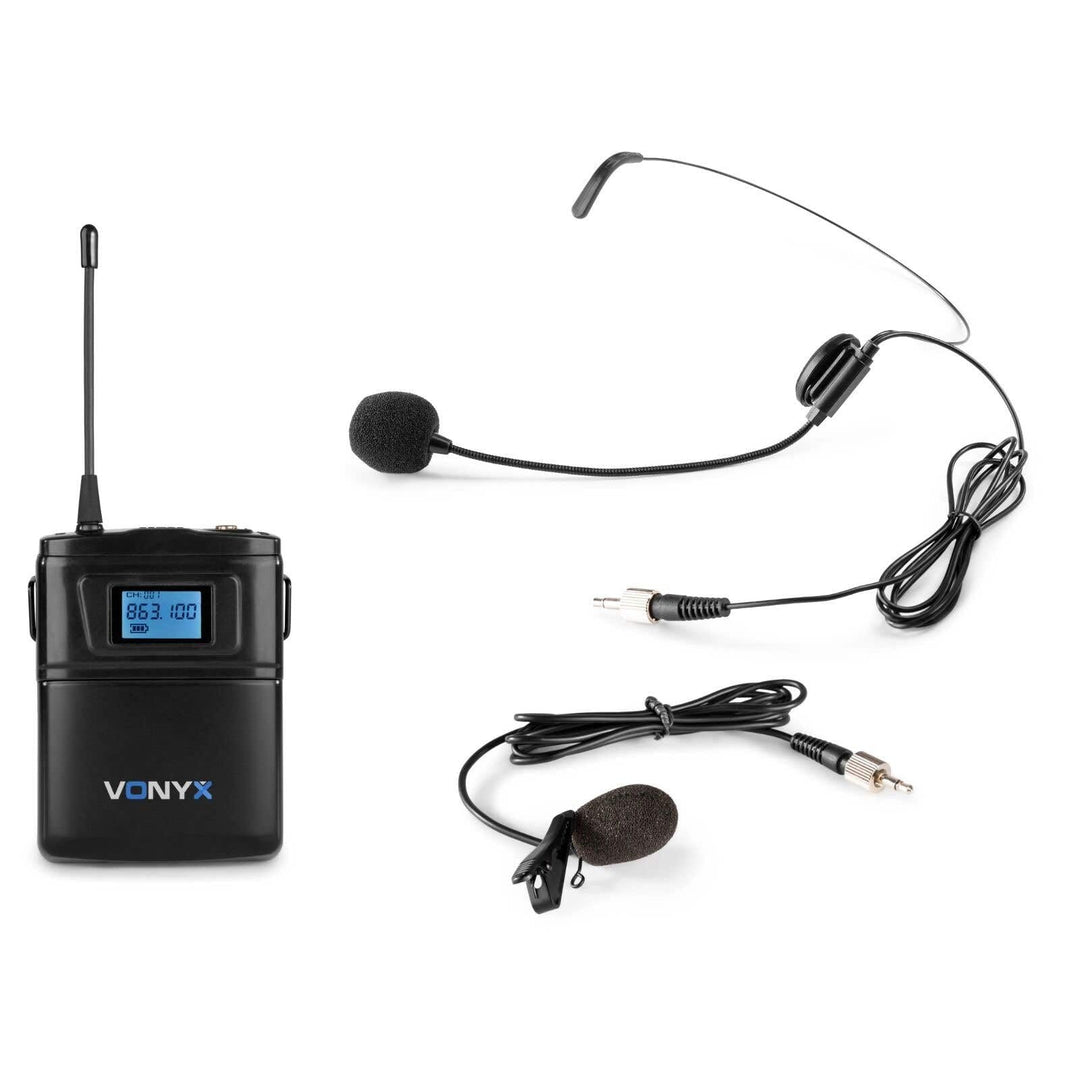 VONYX WM60B Bodypack mit Headset für WM6-Mikrofonsets - 16 UHF-Kanäle