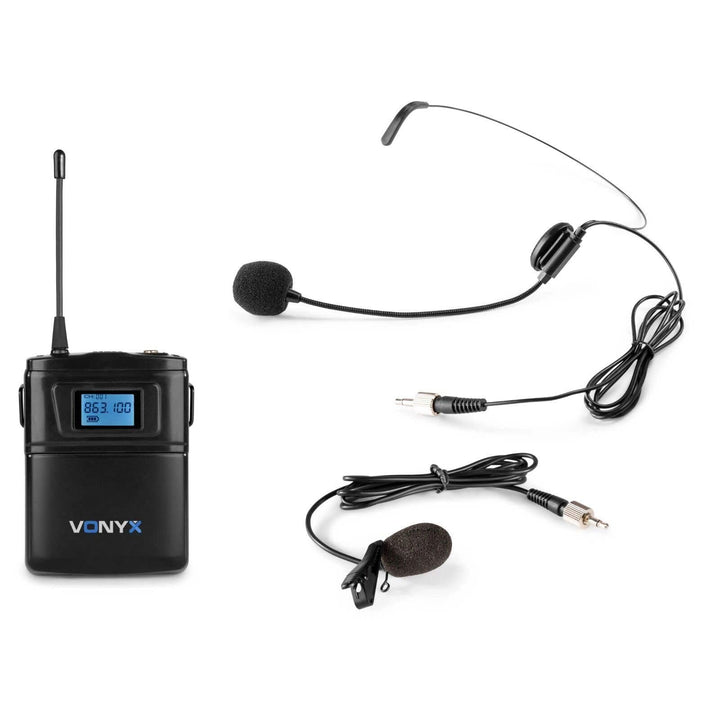 VONYX WM60B Bodypack mit Headset für WM6-Mikrofonsets - 16 UHF-Kanäle