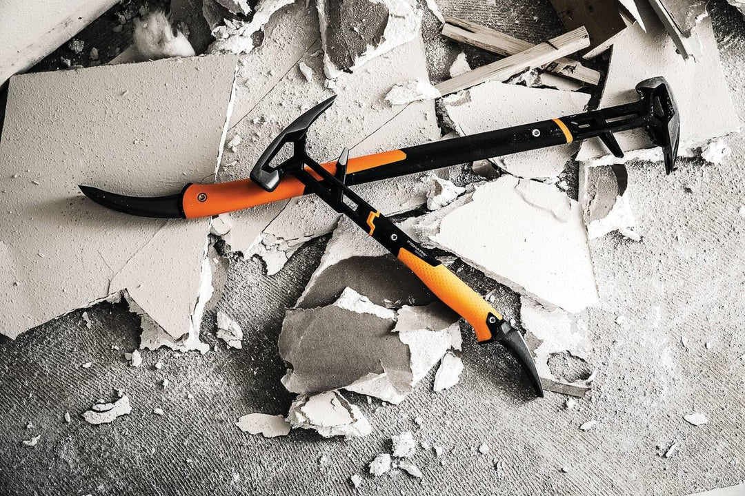 Fiskars Abbruchwerkzeug IsoCore M für eine Vielzahl von Abbrucharbeiten, Länge: 46,2 cm, Gewicht: 1,