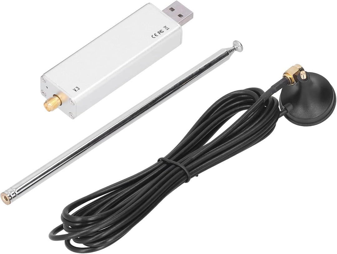 RTL SDR R820T2 V3 RTL2832U Tuner + Antenne + Antennenbasis-Kit FüR Radio-Scanning
