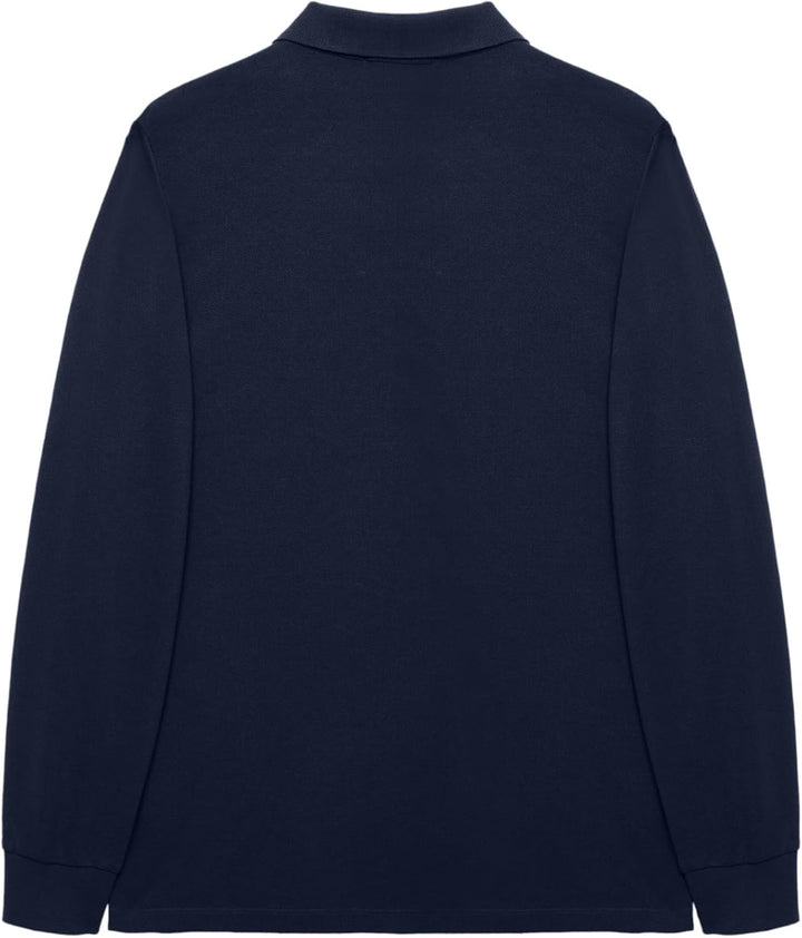 Polo Club Herren Poloshirt Kurzarm Regular Fit Baumwolle Männer Polohemd Longsleeve S Blau Navy, S B