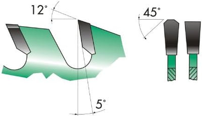 Edessö 48625030 HM-Kreissägeblatt Präzision 2 KNL HW 250x3,2/2,6x30 Z=80 NE pos, silber