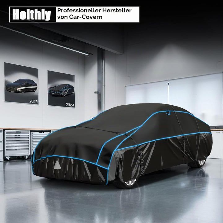 Hagelschutzplane Auto Autoabdeckung Wasserdicht, PKW Hagelschutzgarage, Abdeckplane für Hagel Regen