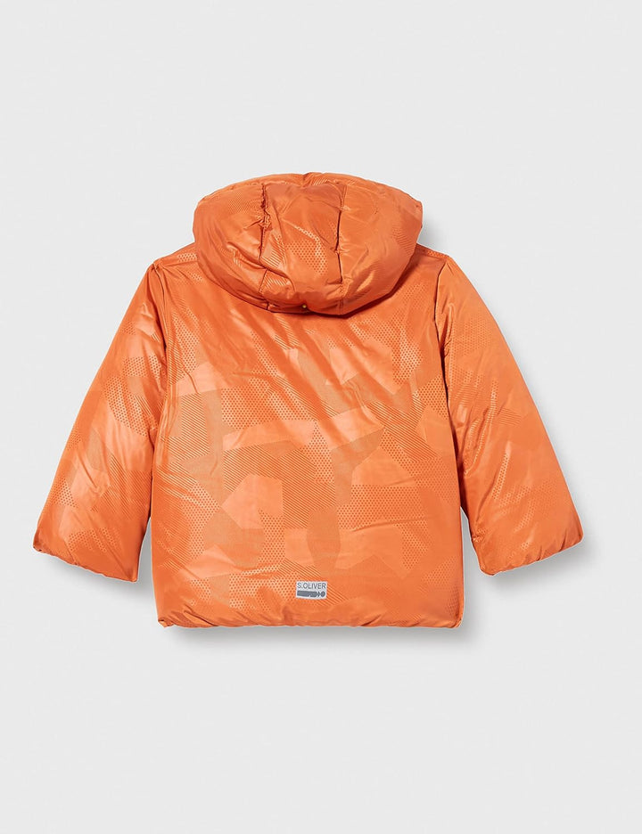 s.Oliver Jungen Jacke Langarm 116 dark orange AOP, 116 dark orange AOP