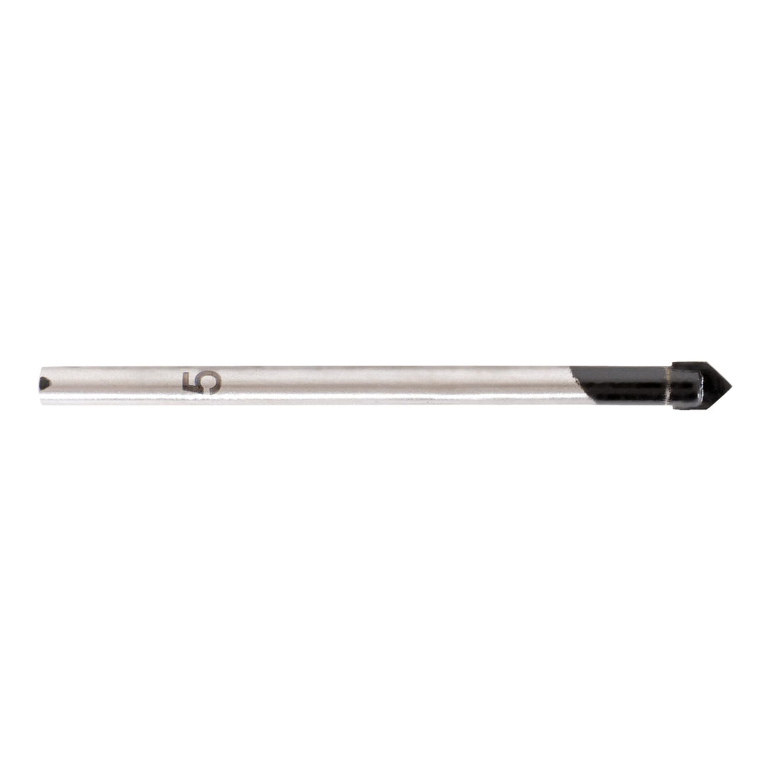 STIER Fliesenbohrer 5 mm Grösse, Zylinderschaft, Rundschaft, Härtewert 89HRA, YG6X-Metall, für (Schl