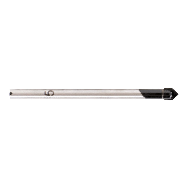 STIER Fliesenbohrer 5 mm Grösse, Zylinderschaft, Rundschaft, Härtewert 89HRA, YG6X-Metall, für (Schl