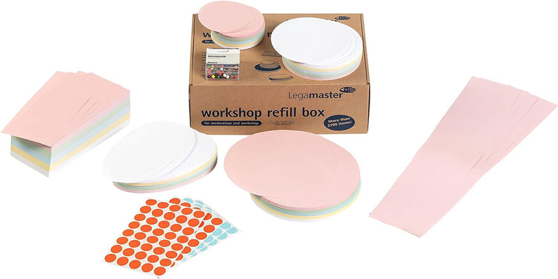 Legamaster 7-225200 Moderations-Nachfüllbox für Moderatorenkoffer, Nachfüllbox