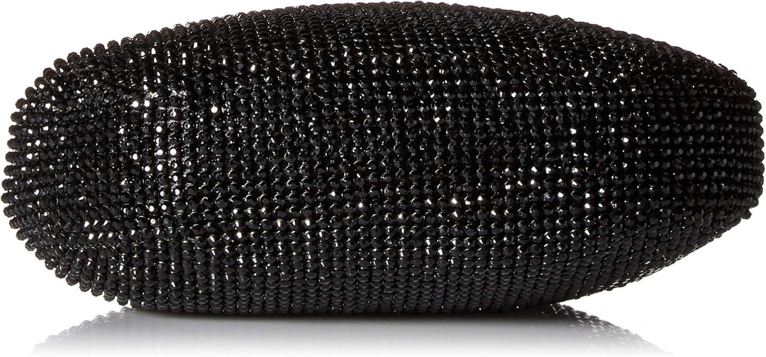 Jessica McClintock Damen Staci Mesh Wristlet Pouch Abendhandtasche, Einheitsgrösse Schwarz, Schwarz