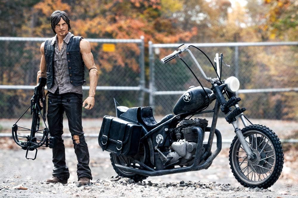 McFarlane Toys 14539 - The Walking Dead TV Daryl Dixon with Chopper Deluxe Box
