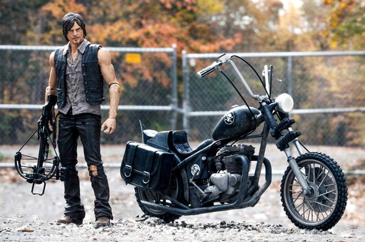 McFarlane Toys 14539 - The Walking Dead TV Daryl Dixon with Chopper Deluxe Box