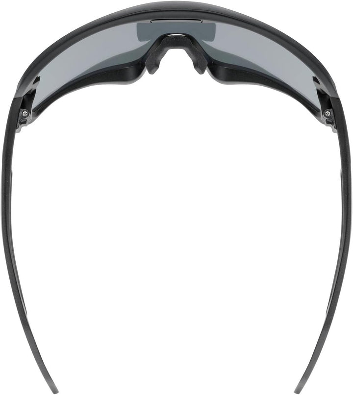 uvex Unisex Sportstyle 231 2.0 Set Sportbrille (1er Pack) Einheitsgrösse Black Matt/Silver, Einheits