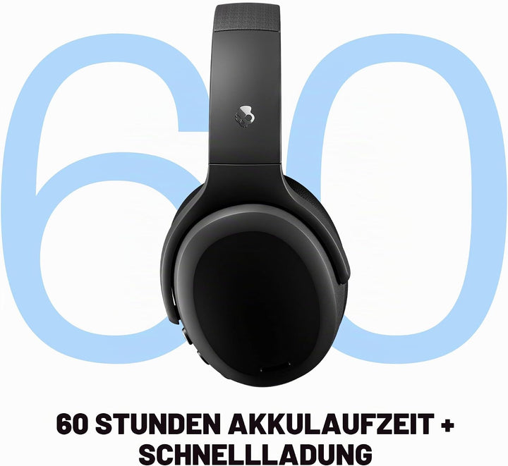 Skullcandy Crusher ANC 2 Over-Ear Noise Cancelling Wireless-Kopfhörer mit Sensory Bass, 50 Std. Akku
