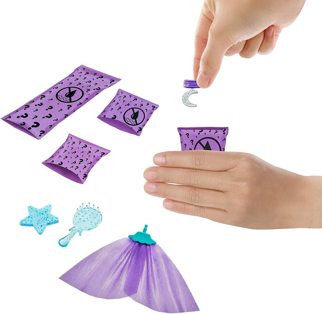 Barbie GTP43 - Color Reveal Puppe mit Enthüllungseffekt mit 1 Überraschungspuppe und 7 weiteren Über