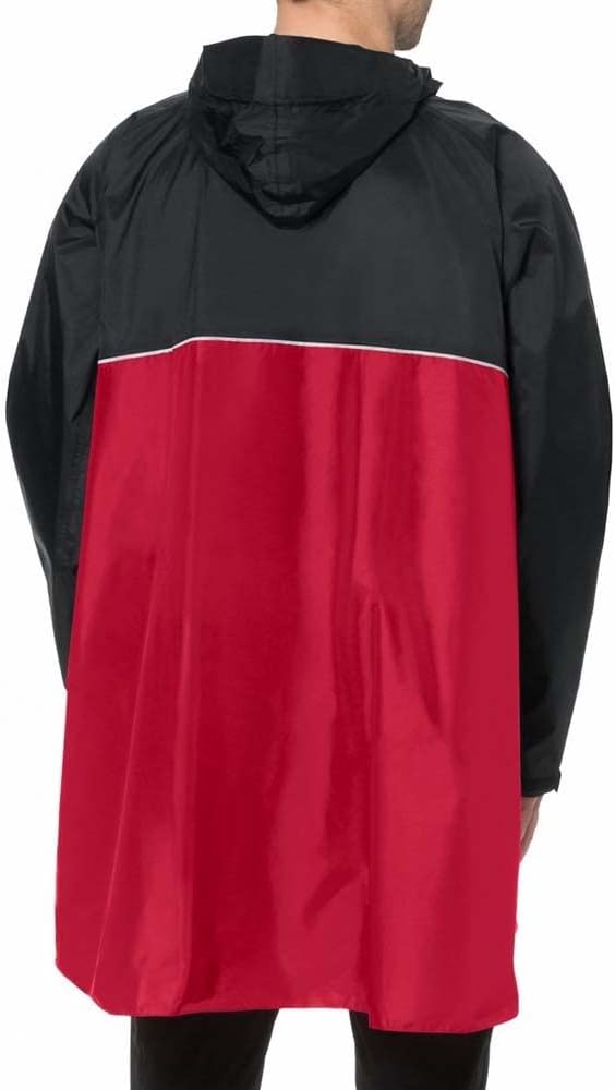 VAUDE Herren Valero Poncho XXL indian red, XXL indian red