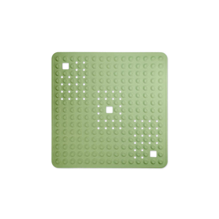 Duschmatte Grün/quadratisch: 60x60 cm - sehr rutschfest & sehr robust - Antirutschmatte für Dusche o