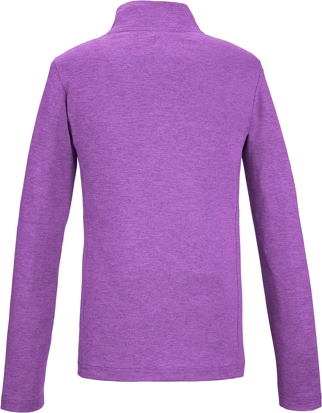 killtec Mädchen Funktionsshirt mit Stehkragen und Reissverschluss KSW 189 GRLS LS SHRT, neon reines