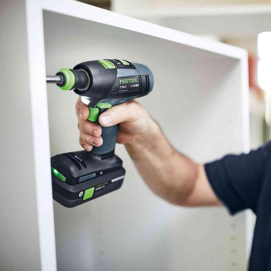 Festool Montageset Akku T 18+3/PSC 420 HPC I-Set (mit Akkupacks, Schnellladegerät, Werkzeugfutter, M