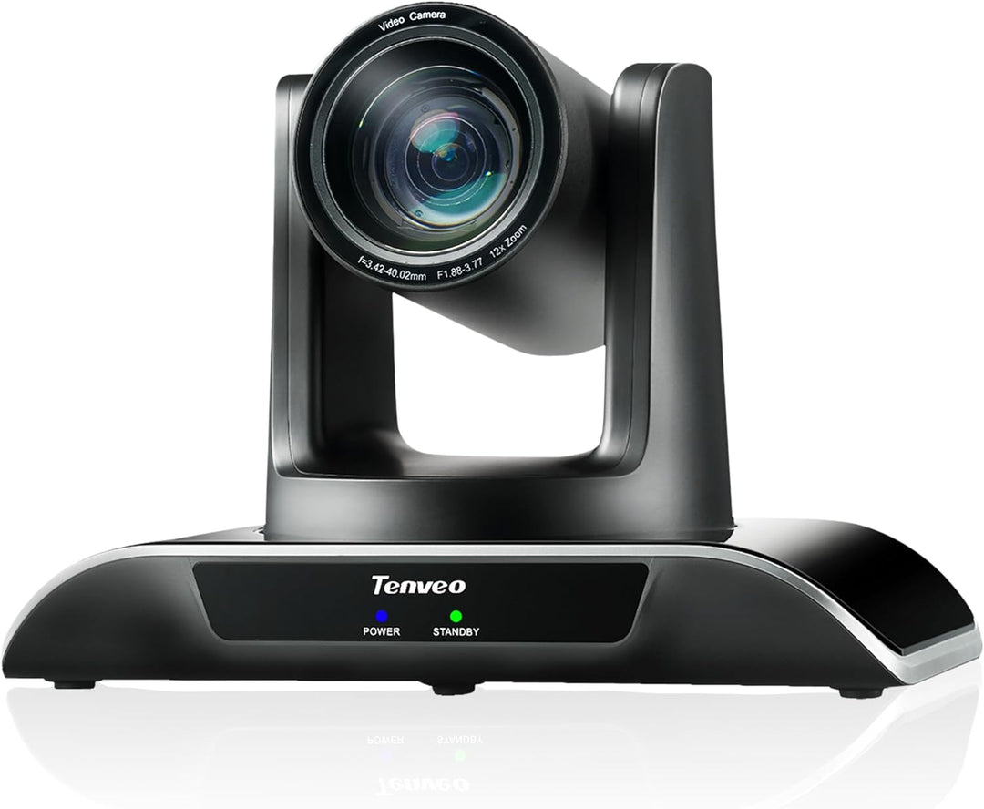 Tenveo PTZ Kamera 12X Optischer Zoom Konferenzraum USB3.0/HDMI Weitwinkel PTZ Kamera für Videokonfer