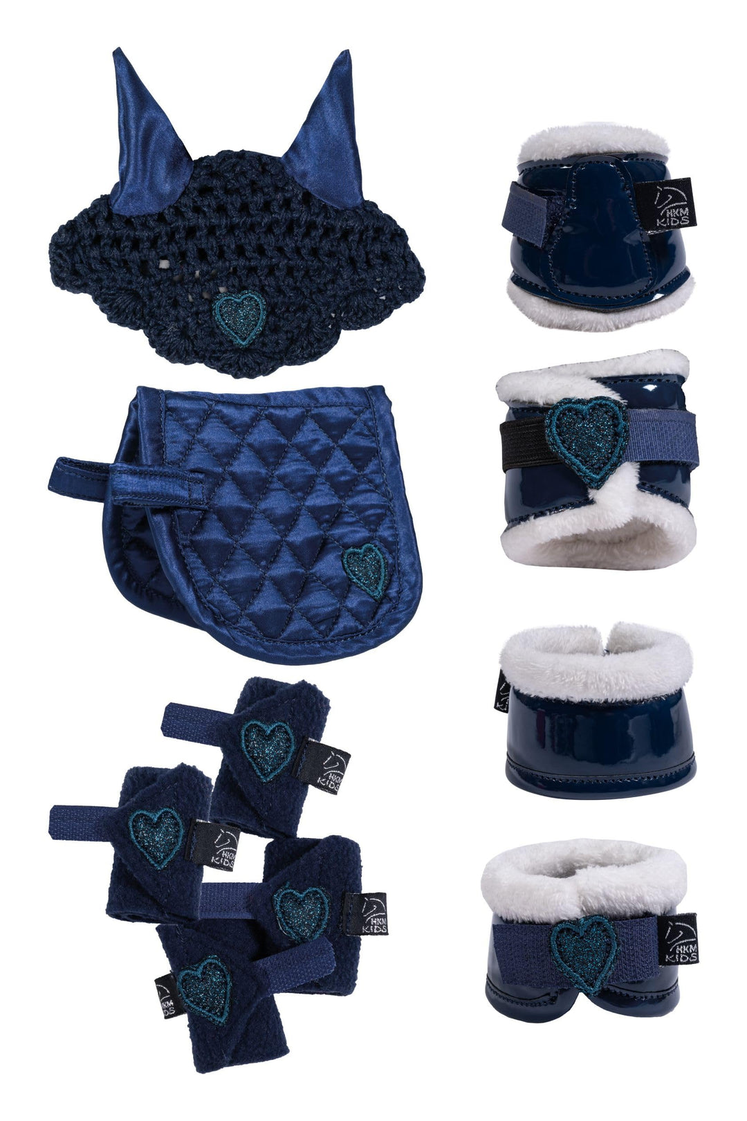 HKM Cuddle Pony Riding Set Einheitsgrösse Dunkelblau, Einheitsgrösse Dunkelblau