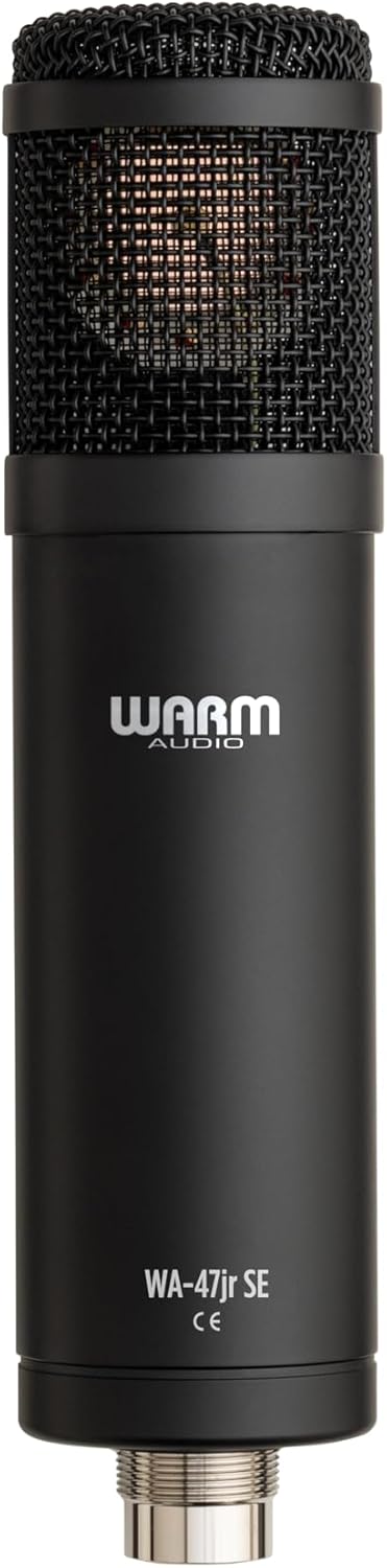 Warm Audio - WA-47jr SE BLACK Grossmembran-Kondensatormikrofon mit Nierencharakteristik Schwarz, Sch