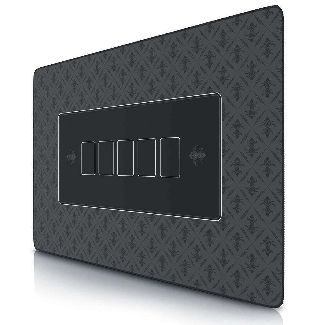 CSL-Computer Profi Pokermatte 1000 x 600 mm | XXL-Format | Pokerteppich Pokertischauflage | Gummiunt