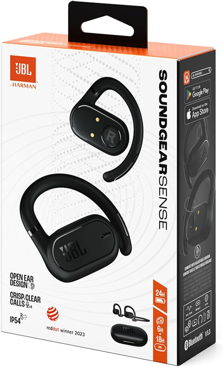 JBL Soundgear Sense – Kabellose Bluetooth-Open-Ear-Kopfhörer – Spritzwassergeschützt und komfortabel