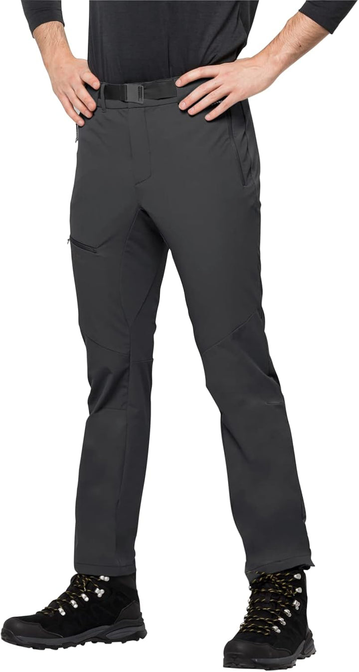 Jack Wolfskin Herren Holdsteig Wanderhose 46 Schwarz, 46 Schwarz