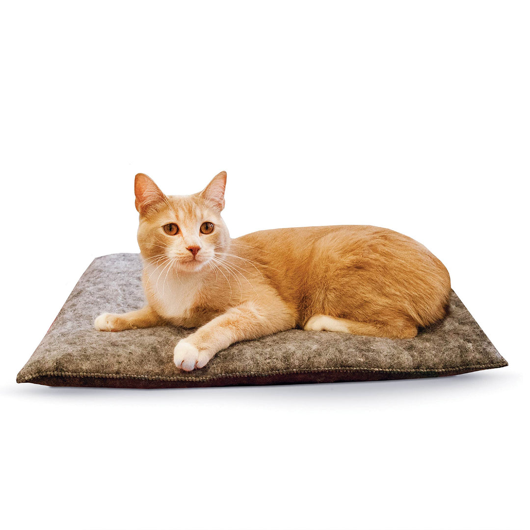 K&H PET PRODUCTS Amazin' Kitty Pad, ungeheizt, 38,1 x 50,8 cm, Grau, 2 Stück 2 Pack unbeheizt, 2 Pac