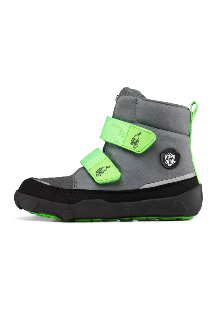 Affenzahn Winterstiefel Vegan Comfy warm gefüttert, wasserdicht mit Kletterverschlüssen, Grösse 21-3