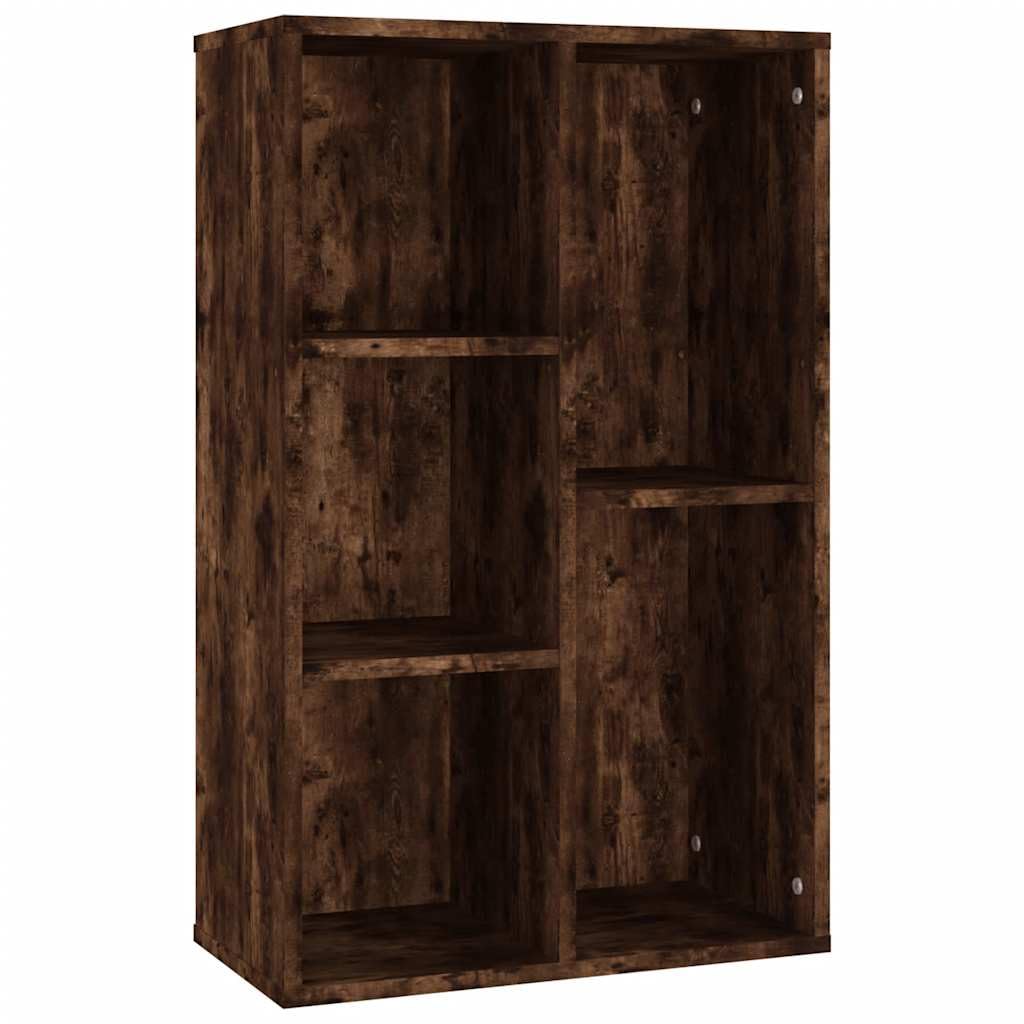 vidaXL Sideboard Bücherregal, Bücherschrank mit 5 Fächern, Wandregal Standregal für Wohnzimmer, Rega