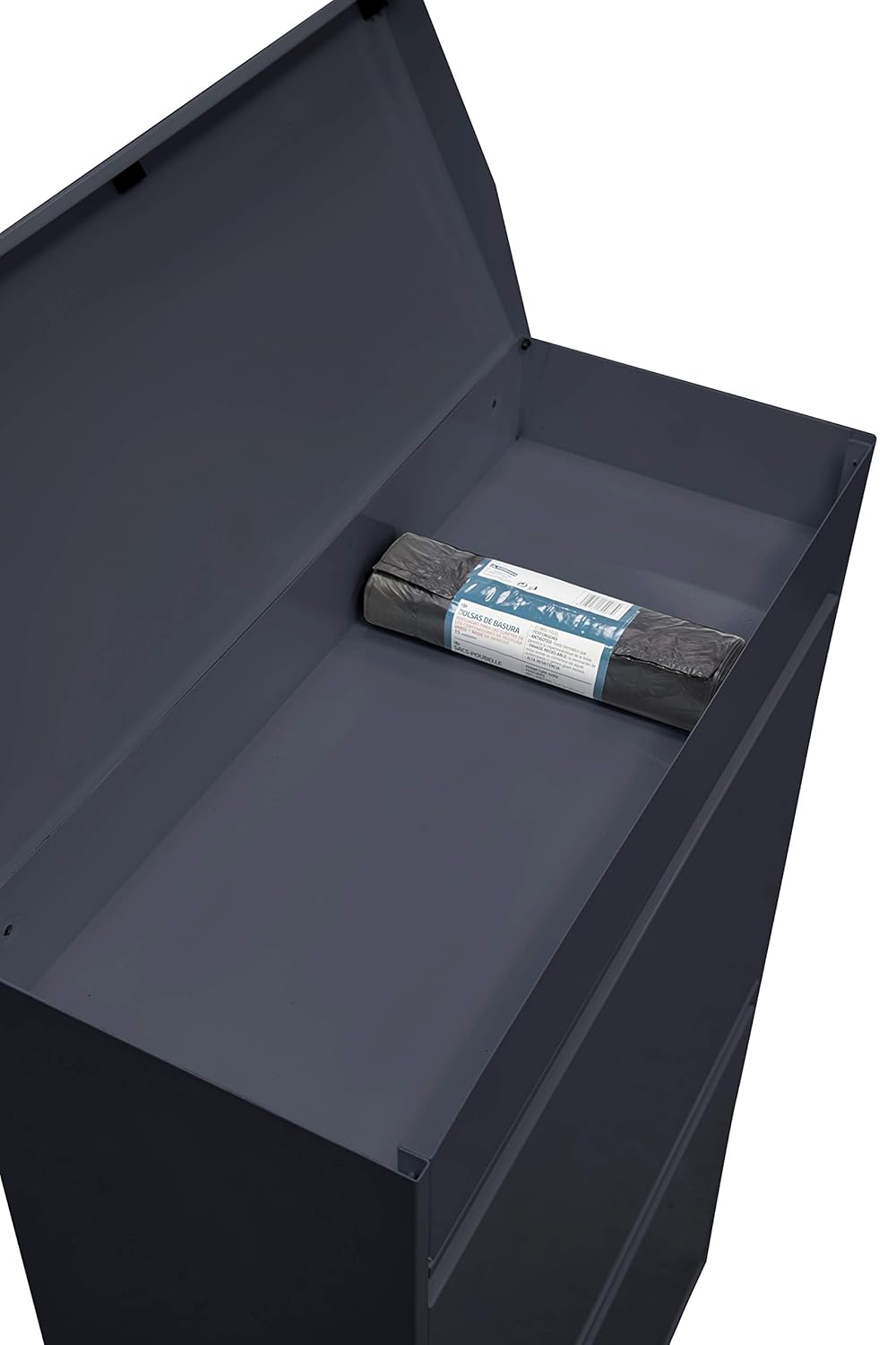 ARREGUI Top CR624-B2 Mülltrennsystem aus Stahl mit Aufbewahrungsbox mit Deckel | 4 Fächer Mülleimer
