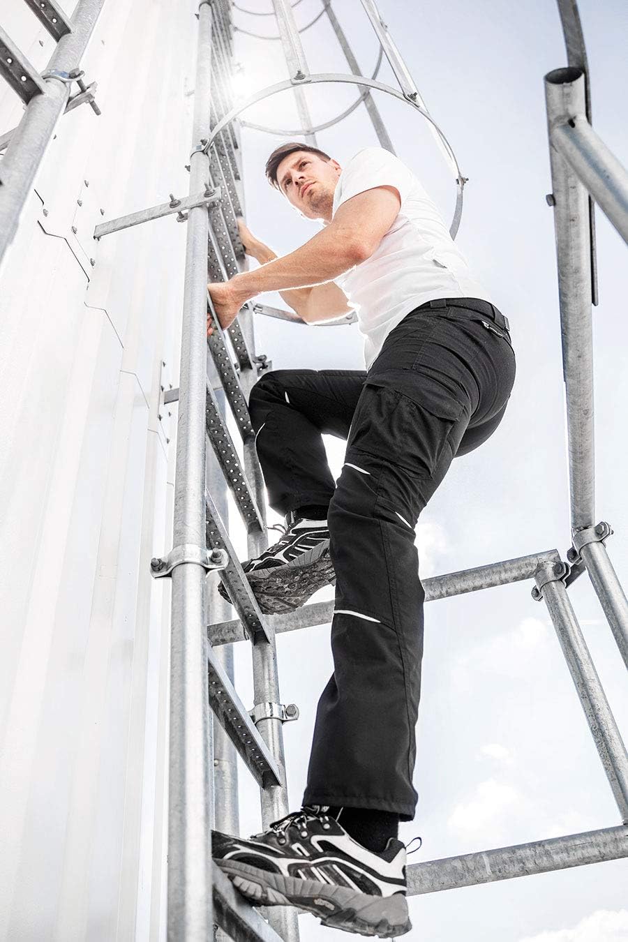 KÜBLER ACTIVIQ Stretchhose, Herren Arbeitshose mit Stretch-Elementen 27 Anthrazit/Schwarz, 27 Anthra