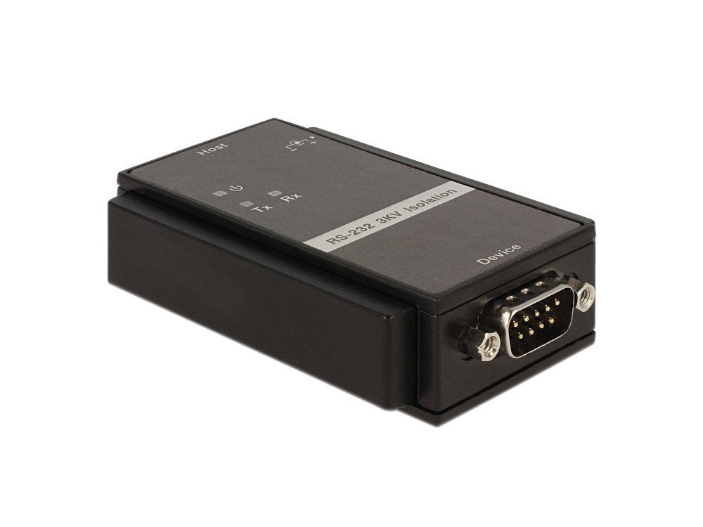 DeLock Konverter RS-232 an RS-232 mit 3 kV Isolation, [62500]