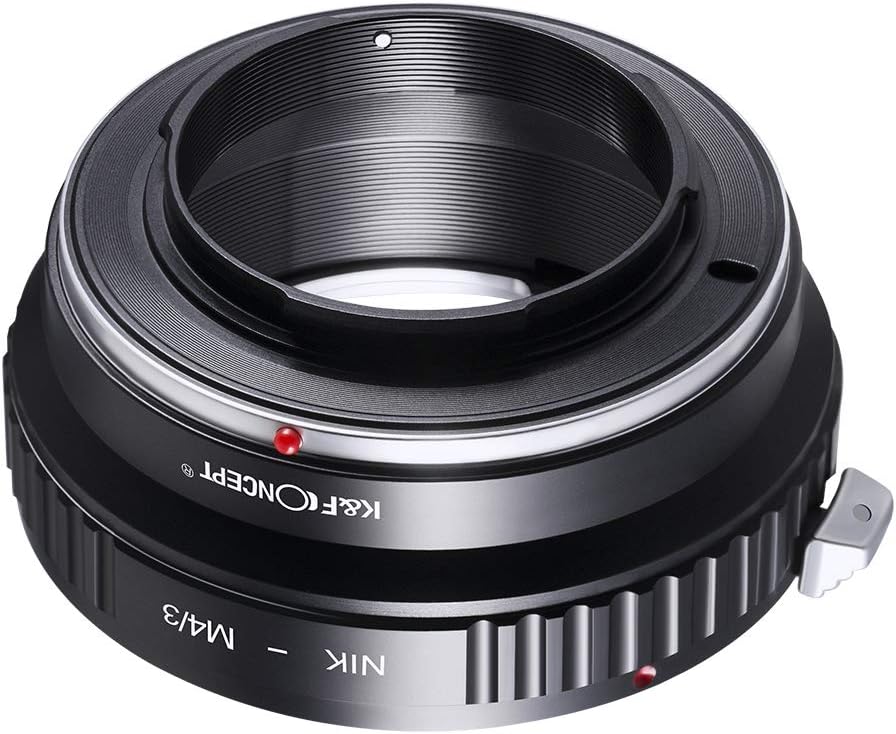 K&F Concept Nikon - M4/3 Objektiv Mount Adapter Ring Objektiv Adapterringe für Nikon AI Objektiv Ada