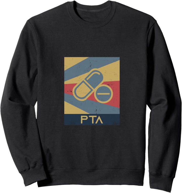 PTA Pharma Beruf Retro Geschenk Sweatshirt