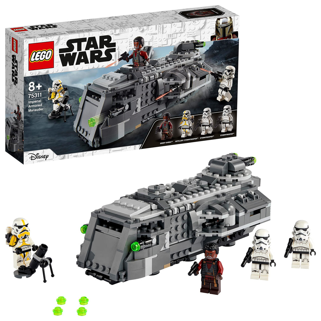 LEGO 75311 Star Wars Imperialer Marauder, Bauset Für Kinder Ab 8 Jahren, Mandalorian-Modell Mit 4 Mi