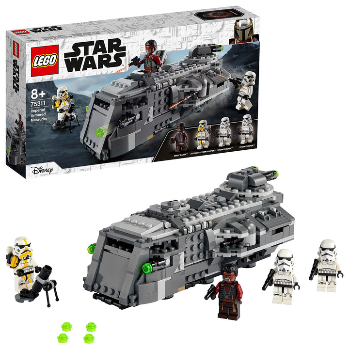LEGO 75311 Star Wars Imperialer Marauder, Bauset Für Kinder Ab 8 Jahren, Mandalorian-Modell Mit 4 Mi