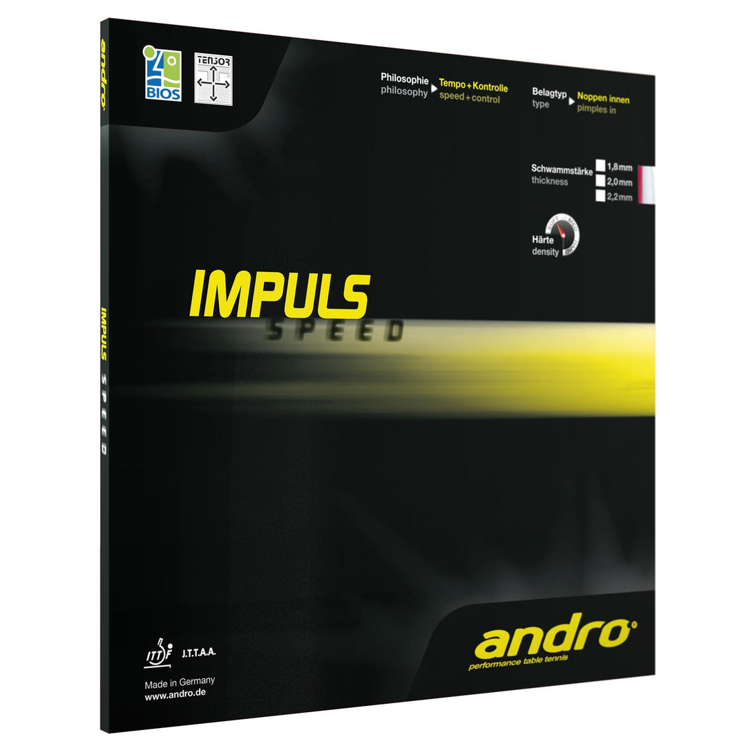 Andro Belag Impuls Speed rot 2,0 mm, rot 2,0 mm