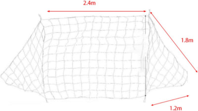 Fussball-Tornetz, volle Grösse, 6 x 4 Fuss / 8 x 6 Fuss / 12 x 6 Fuss / 24 x 8 Fuss Fussball-Tornetz