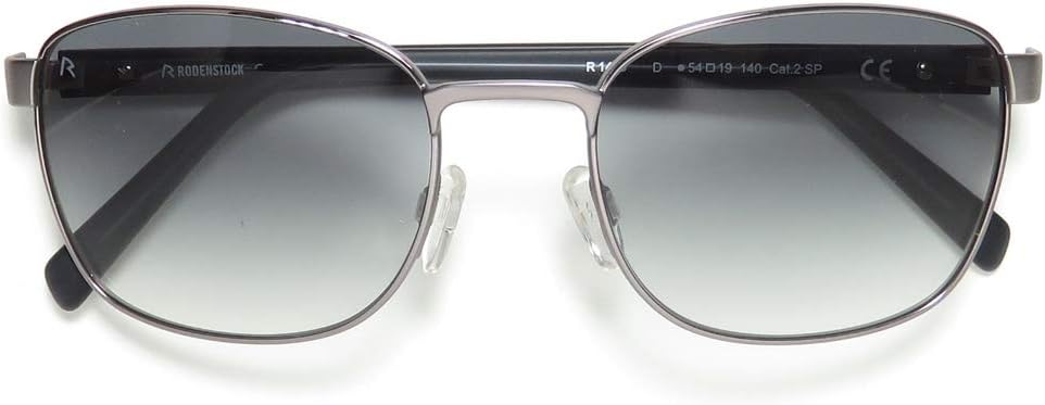 Rodenstock Men's R1416 Sunglasses, Light Gunmetal/Blue, 54