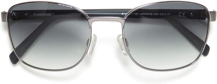 Rodenstock Men's R1416 Sunglasses, Light Gunmetal/Blue, 54