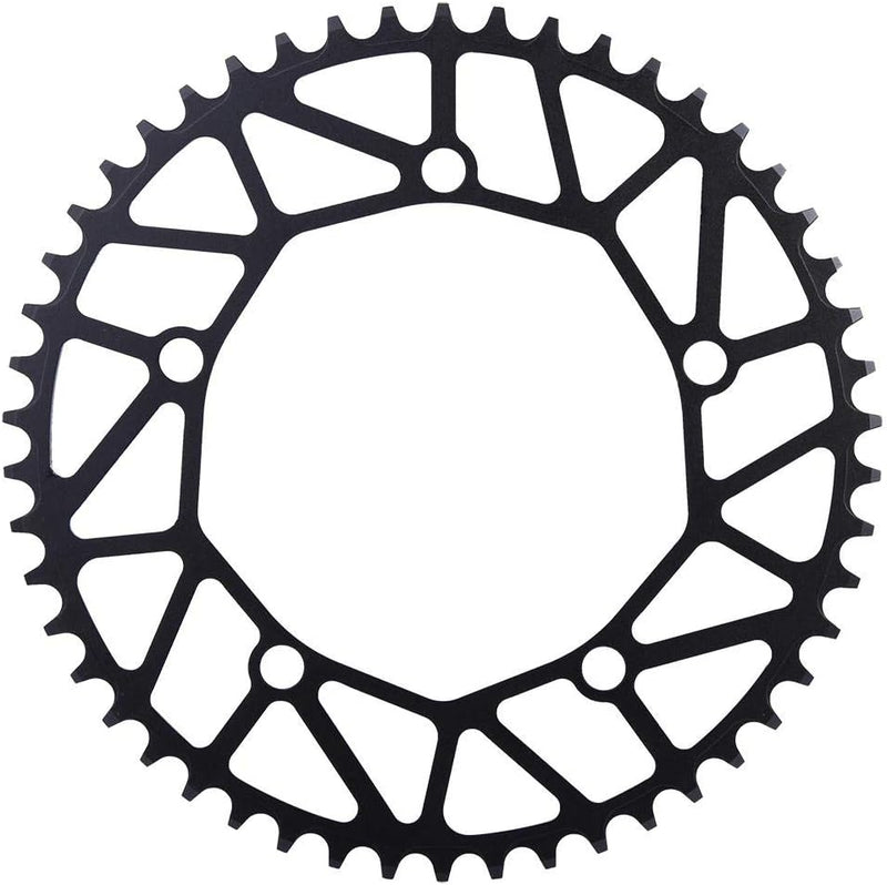 VGEBY Fahrradplatte, Positive und Negative Zähne aussen, 130BCD Tretlager Einzelrad Kettenblatt Sing